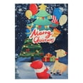 thumbnail image 3 of Drying Racks Christmas Garden Flag Vertical Double Sided Merry Christmas Yard Outdoor Decor, 3 of 6