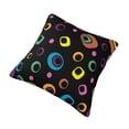 thumbnail image 3 of YFYANG Square Decorative Throw Pillow Case (Without Pillow Insert), Colorful Geometric Patterns Bedroom Sofa Car Cushion Cover, 18"x18", 3 of 9