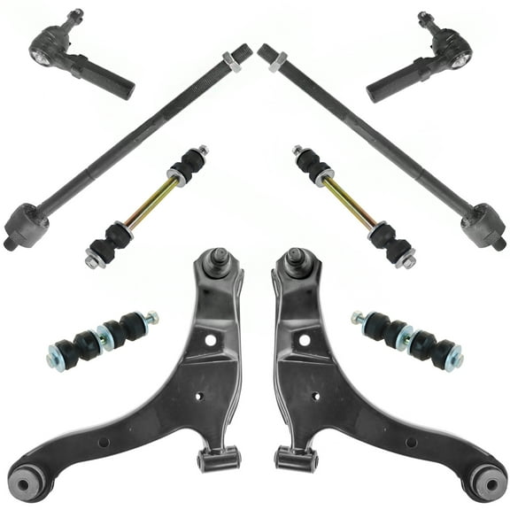 TRQ Control Arm Ball Joint Inner Outer Tie Rod Sway Bar Link Rear Set for Neon PSA59251 Fits select: 2001-2005 DODGE NEON, 2000 CHRYSLER NEON