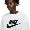 thumbnail image 3 of Nike Men's Sportswear Club Fleece Graphic Crewneck Sweatshirt (White, S), 3 of 4