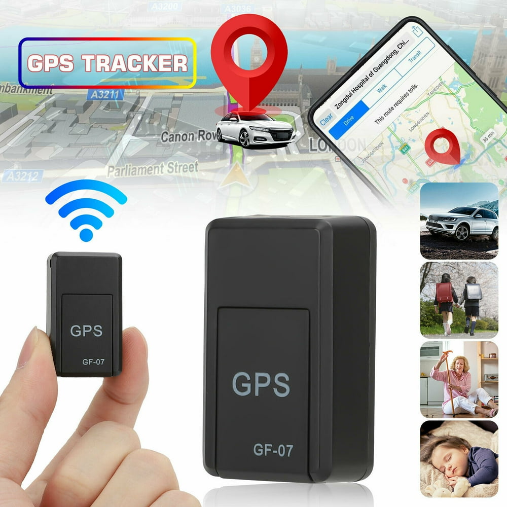GPS Tracker for Vehicle, Car, Truck, RV, Equipment, Mini Hidden Tracking Device for Kids and ...
