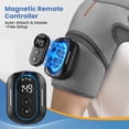 thumbnail image 5 of Flaremore Heated Shoulder Brace Wrap,Electric Shoulder Heating Pad Massager ,Rechargeable Cordless Shoulder Massager with 5 Heat Levels & 4 Motors for Men Women,Heated Shoulder Massage for Relax,Gray, 5 of 9
