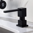 thumbnail image 4 of Sink Soap Dispenser For Kitchen Sink (Matte Black) All Brass Built-In And Refill From Top Design Metal Hand Soap & Dish Soap Copper Pump, 4 of 4