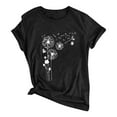 thumbnail image 2 of Up 50% off! T Shirts for Women Cruise Wear for Women 2023 Cute Tshirts Playeras De Mujer Womens Graphic Tees Cow Shirts for Women Orange Shirts for Womentank Tops for Teen Girls(Yb-Black,3X-Large), 2 of 5