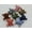 20 Pcs Skull + CrossBones 25mm, variant on U8MO Craft DIY Mixed Color Large Halloween Gothic Skull Acrylic Beads Various Shape-100Pcs Skull 10mm