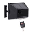 thumbnail image 1 of Riwcyla Motion Sensor Solar 110dB Loud Siren Strobe with RF433MHz Remote Controller IP65 Waterproof Rechargeable for Farm Villa Yard Barn Warehouse, 1 of 6