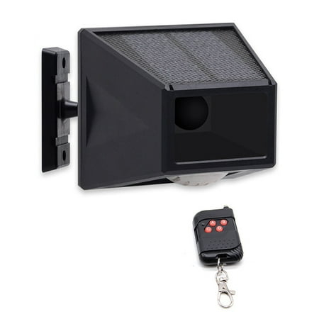 

Carevas Motion Sensor Solar Alarm 110dB Loud Siren Strobe Lights with RF433MHz Remote Controller Outdoor IP65 Waterproof Rechargeable for Farm Villa Yard Barn Warehouse