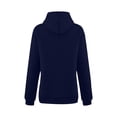 thumbnail image 4 of CIENVNSTG Solid Oversized Sweatshirts Hoodies for Women Long Sleeve Pullover with Pocket 2026 Spring Fall Trendy Tops for Daily Commute and Casual Activities Navy M, 4 of 6