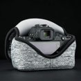thumbnail image 2 of Neoprene Camera Case Pouch for Nikon Z50 + 16-50mm Lens with Lens Hood - Gray, 2 of 5