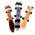 thumbnail image 2 of Juguete de peluche negro para perros – Suave y chirriante – Resistente – Para cachorros y perros pequeños – Sin relleno, 2 of 5
