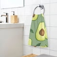 thumbnail image 5 of Avocado Fruit and Leaf Cotton Face Towels Absorbent Hand Towel Soft Bathroom Towel for Kitchen Hotel Decoration, 5 of 7