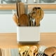 thumbnail image 3 of 1 escurridor de utensilios de cocina multifuncional con compartimentos para almacenamiento., 3 of 8