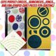 thumbnail image 2 of Arcs Fan Quilt Cutter Ruler Quilting Ruler Acrílico Quilters Ruler Afortunado Sencillez, 2 of 5