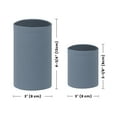 thumbnail image 2 of TOPTIE 6PCS Cooling Wrist Sweatband 3 Inch, Ice Silk Elastic Cooling Bracelet Wristband for Summer (Grey), 2 of 6
