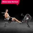 thumbnail image 2 of Murtisol No Electricity Required Water Rowing Machine with Inclined Water Tank Indoor Water Rower Adjustable Resistance LCD Monitor Home Gym Equipment for Whole Body Exercise Cardio Training Easy Move, 2 of 7