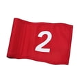 thumbnail image 2 of Bandera de golf,Banderas de golf numeradas grandes con tubo insertado,Bandera de números para interiores y exteriores,Bandera de golf para campo de prácticas en el patio trasero Anti óxido<, 2 of 8