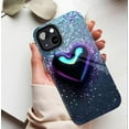 thumbnail image 5 of Heart Shaped Glitter iPhone Case for Trendy Teens & Party Lovers, Compatible with iPhone 11/12/13/14/15/16 (Pro Max/Plus) – Neon Gradient Shimmer Protective Cover, 5 of 9