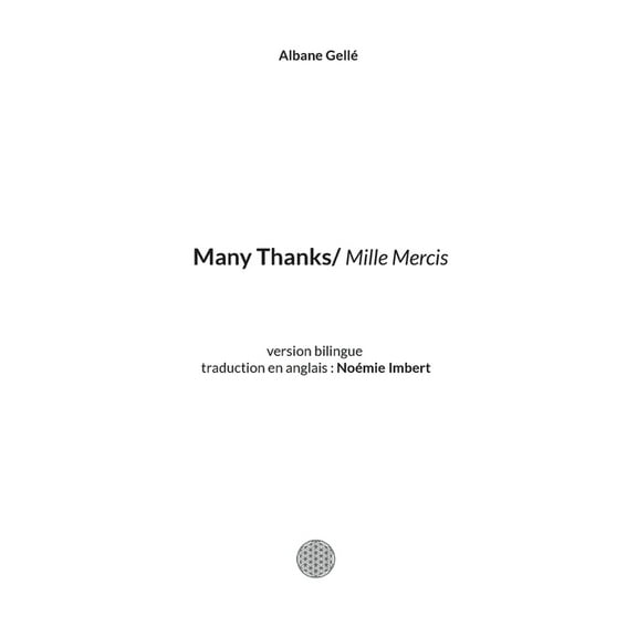 Many Thanks: version bilingue (anglais/français) de Mille Mercis, (Paperback)
