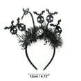 thumbnail image 3 of Accesorios Únicos 1 Pc Diadema de Patrón de Murciélago para Halloween 4.72" Diámetro Negro, 3 of 6