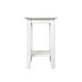 thumbnail image 4 of AFI Mission Solid Wood Contemporary End Table in White, 4 of 7