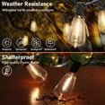 thumbnail image 4 of Cadena de luces solares Bosceos de 50 pies regulables con temporizador remoto, 4 of 8
