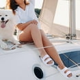 thumbnail image 7 of Litfun Cloud Slide Sandals for Women Soft Recovery Shower Shoes Orthopedic Slides with Arch Support, White, 7 of 7