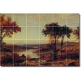 thumbnail image 1 of Ceramic Tile Mural-Jasper Cropsey Landscapes Painting 296. 72" w x 48" h using (24) 12 x 12 ceramic tiles, 1 of 3