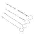 thumbnail image 2 of Bird Foot Rings Stainless Steel Parrot Leg Chain for Small Medium Large Birds, 2 of 13