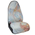 thumbnail image 2 of POLERO Marble Design Terry Cloth Car Seat Cover Sweating, Suitable for Seat Protector Van Truck Seat, Car Seat Towel Cover for Vans Cars, 2 of 7