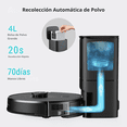 thumbnail image 2 of Robot Aspiradora Inteligente S8 Plus 360 Smart Life Aspira y trapeador con autovaciado, 2 of 5