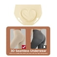 thumbnail image 5 of INNERSY Seamless High Waist Briefs Underwear for Women Soft No Show Panties 4 Pack(M,Nude), 5 of 9