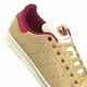 thumbnail image 5 of Size 6.5- Adi-das Men’s Stan Smith Shoes, Golden Beige/Cream White/Burgundy., 5 of 6
