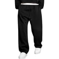 thumbnail image 5 of CCRFTGI Cargo Pants for Men Workout Big and Tall Hiking Pants Active Elastic Joggers for Men Outdoor Travel Sweatpants with Pockets Drawstring Black XXL, 5 of 6