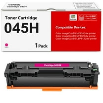 Cartridge 045 045H Magenta Compatible CRG 045 045H Toner Cartridge Replacement for Canon 045 045H MF634Cdw Toner for Canon Color ImageCLASS MF634Cdw MF632Cdw LBP612Cdw MF632 LBP612 Ink Printer