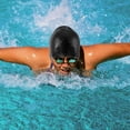 thumbnail image 4 of MasteelfCA Waterproof Water Dropping Design Resistant Flexible Silicone Swimming (Black), 4 of 8
