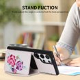 thumbnail image 3 of TECH CIRCLE Wallet Case for Galaxy S24 Ultra ,PU Leather Flip Protective Stand Flowers Floral Women Girls Case Card Holder Wristlet Mirror Shoulder Purse Case for Galaxy S24 Ultra 6.8" 2024,White, 3 of 10