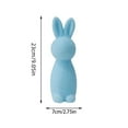thumbnail image 3 of 1pcs Easter Decorations Pastel Flocked Easter Bunny Decor Spring Table Centerpieces Indoor Decor Bunnies Decoration Set for Home Party, 3 of 6