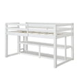 Better Homes and Gardens Greer Twin Loft Storage Bed, White