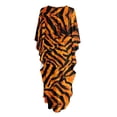 thumbnail image 7 of XYZCANDO Tiger Stripes Women's Long Kaftan Dress Flowy Maxi Dress Beach Cover Up Loose Fit Batwing Sleeve Swimsuit Cover Ups Hawaiian Robe Vacation Outfits Elegant Gown Top Night Dress, 7 of 7