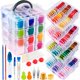 thumbnail image 1 of Kit de hilo de bordar BYMORE, 200 colores, 8 m, con herramientas, 1 of 6