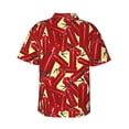 thumbnail image 3 of Bixox Men's Hawaiian Shirts Men's Fire Extinguisher Print Short-Sleeve Shirt-X-Large, 3 of 8