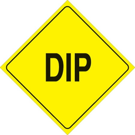 Yellow Plastic Reflective Sign 12 Inch - Dip (Best Plasti Dip Brand)