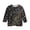 Black A, variant on Toddler Print Tops Sequin 3/4 Sleeve Crew Neck T Shirt Fall Casual School Uniform
