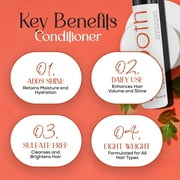 KERAGEN - Smoothing Conditioner with Keratin and Collagen for All Hair Types, Sulfate Free, 10 Oz - Moisturizes, Strengthens, Protects Color and Repair - Panthenol, Vitamins, and Jojoba Oil