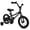 Black, variant on 14 Inch Kids Bike with Training Wheels, BMX Style Kids' Bicycle for Boys Age 3-5 Years, Children Bikes for Kids and Toddler, Coaster Brake, Black