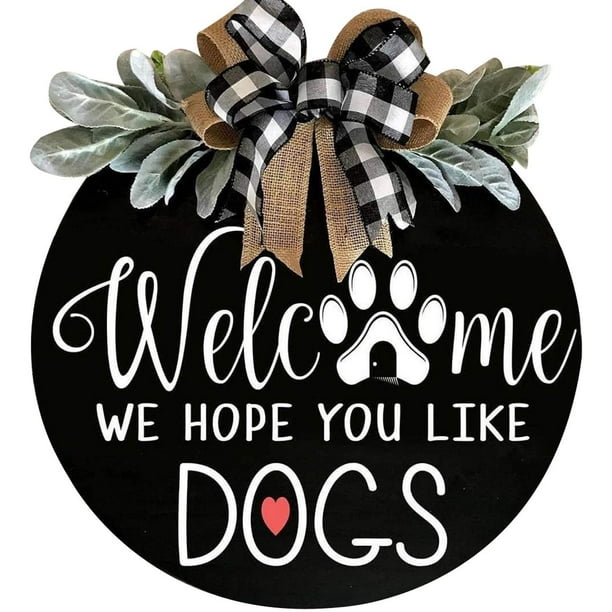 Tapete De Bienvenida Con Parte Trasera Sin Necesidad De Llamar Con Texto En Inglés We Know You Re Here The Dog Tapete Divertido Para Entrada Con