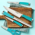 thumbnail image 4 of Hampton Forge Epicure True Aqua Cutlery Block Set (15-Piece), 4 of 5
