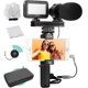 thumbnail image 1 of Movo Vlog Kit V7 - Kit de inicio de YouTube con agarre, micrófono estéreo, luz y kit de Vlogging remoto inalámbrico para iPhone para YouTube, TikTok, equipo de Vlogging para iPhone/Android - Kit de Vl, 1 of 5