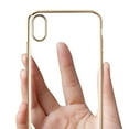 thumbnail image 5 of SOATUTO Compatible with iPhone XS MAX Clear Case, Shockproof Ultra Slim Fit Silicone Transparent Cover TPU Soft Gel Rubber Cover Shock Resistance Protective Back Bumper (Gold), 5 of 6