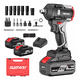 thumbnail image 1 of Llave De Impacto Electrico Sin Carbones Kit Nanwei 4.0ah Con 2batería Color Negro Frecuencia 60, 1 of 5